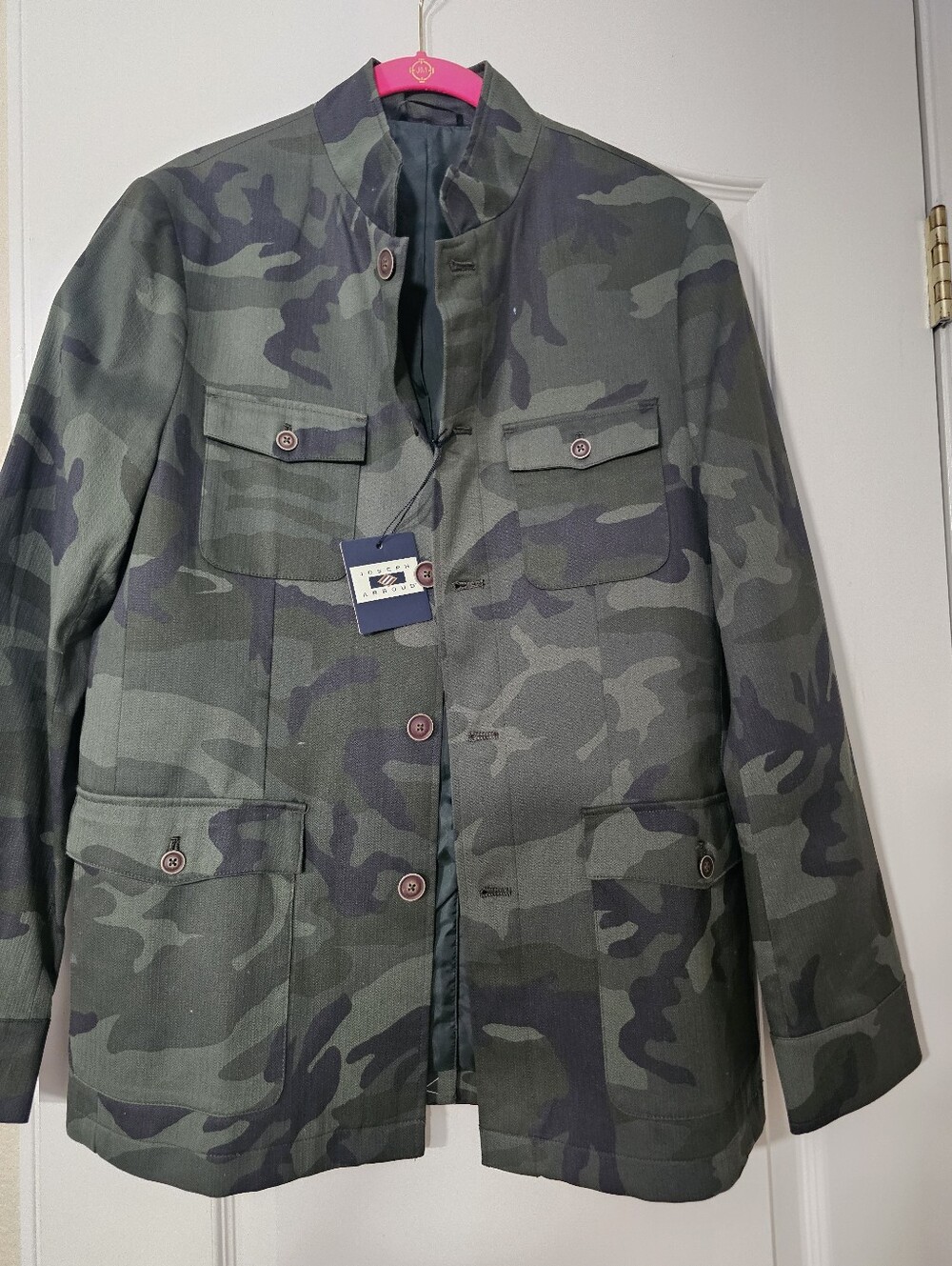 Men's Camouflage Field Jacket - Green Camo